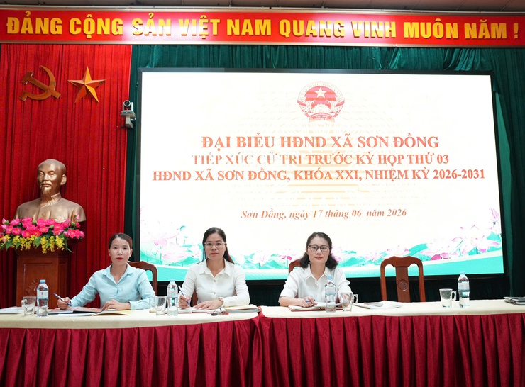 Đại biểu HĐND xã Sơn Đồng tiếp xúc cử tri trước kỳ họp thứ 3 HĐND khóa XXI nhiệm kỳ 2026 - 2031- Ảnh 8.
