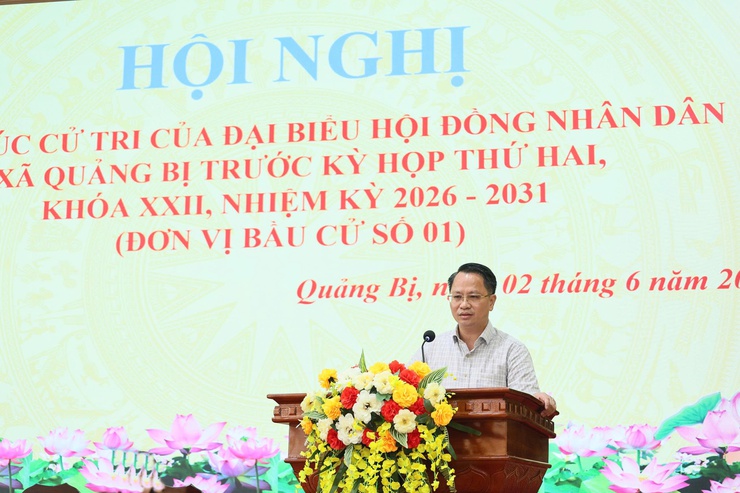 Xã Quảng Bị hoàn thành tiếp xúc cử tri trước kỳ họp thường lệ giữa năm 2026- Ảnh 4.