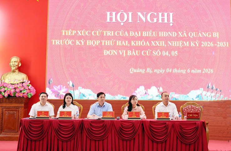Xã Quảng Bị hoàn thành tiếp xúc cử tri trước kỳ họp thường lệ giữa năm 2026- Ảnh 1.