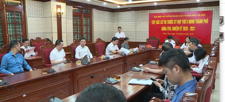 Đại biểu HĐND thành phố Hà Nội – Đơn vị bầu cử số 23 tiếp xúc cử tri trước kỳ họp thường lệ giữa năm 2026- Ảnh 7.