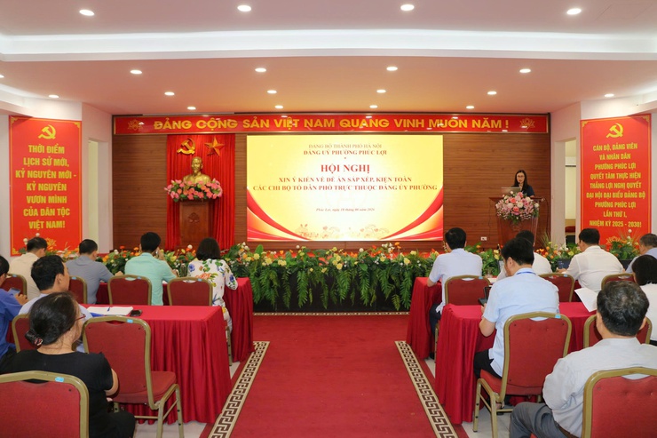 Đảng ủy phường Phúc Lợi xin ý kiến dự thảo Đề án sắp xếp, kiện toàn các chi bộ tổ dân phố- Ảnh 7.