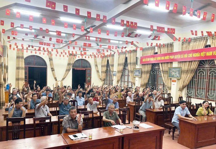 Người dân khu vực Thụy Hương đồng thuận cao với phương án sắp xếp, tổ chức lại tổ dân phố- Ảnh 6.