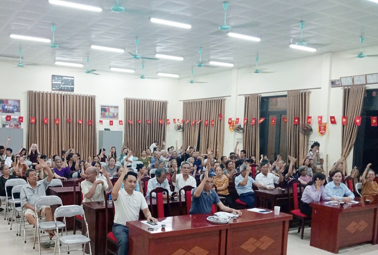 Người dân khu vực Thụy Hương đồng thuận cao với phương án sắp xếp, tổ chức lại tổ dân phố- Ảnh 5.