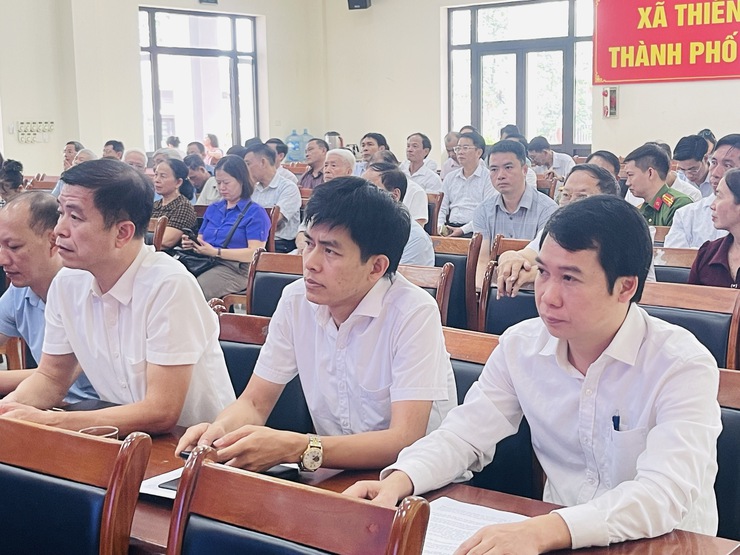 Đại biểu HĐND thành phố Hà Nội tiếp xúc cử tri trước kỳ họp thường lệ giữa năm 2026 tại đơn vị bầu cử số 29- Ảnh 6.