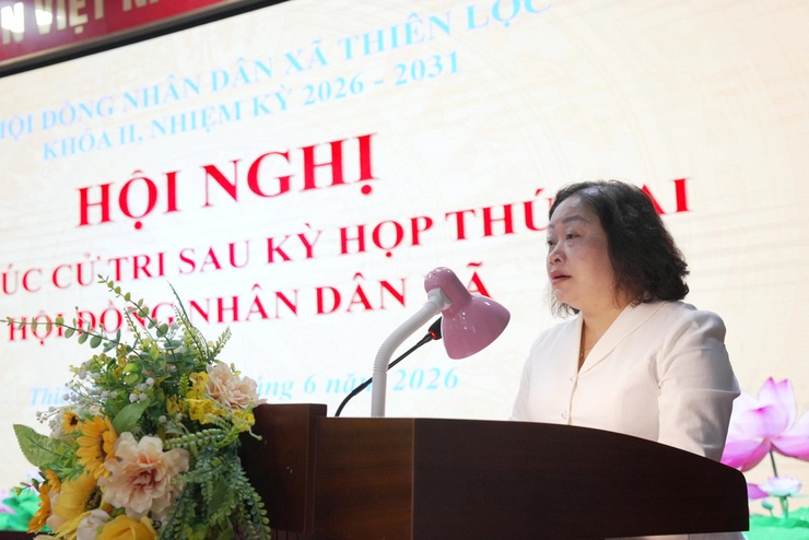 Hội nghị TXCT sau kỳ họp thường lệ giữa năm của HĐND xã Thiên Lộc khóa II, nhiệm kỳ 2026 – 2031

- Ảnh 4.