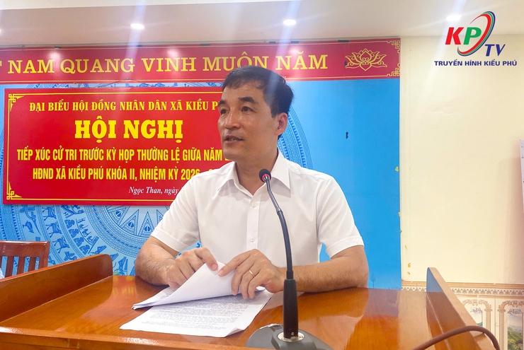 Tổ đại biểu số 5 HĐND xã Kiều Phú tiếp xúc với cử tri thôn Ngọc Than trước kỳ họp thường lệ giữa năm 2026 HĐND xã khóa II, nhiệm kỳ 2026 - 2031- Ảnh 2.