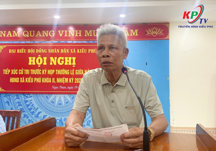 Tổ đại biểu số 5 HĐND xã Kiều Phú tiếp xúc với cử tri thôn Ngọc Than trước kỳ họp thường lệ giữa năm 2026 HĐND xã khóa II, nhiệm kỳ 2026 - 2031- Ảnh 6.