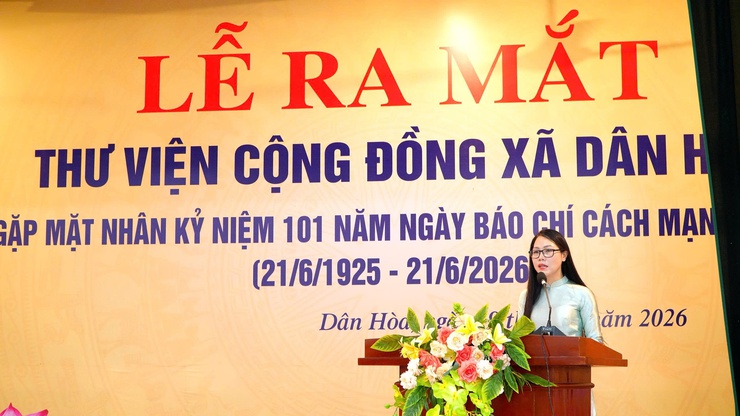 DÂN HÒA RA MẮT THƯ VIỆN CỘNG ĐỒNG - KỶ NIỆM  NĂM BÁO CHÍ CÁCH MẠNG VIỆT NAM 21/6/1925-21/6/2926- Ảnh 3.