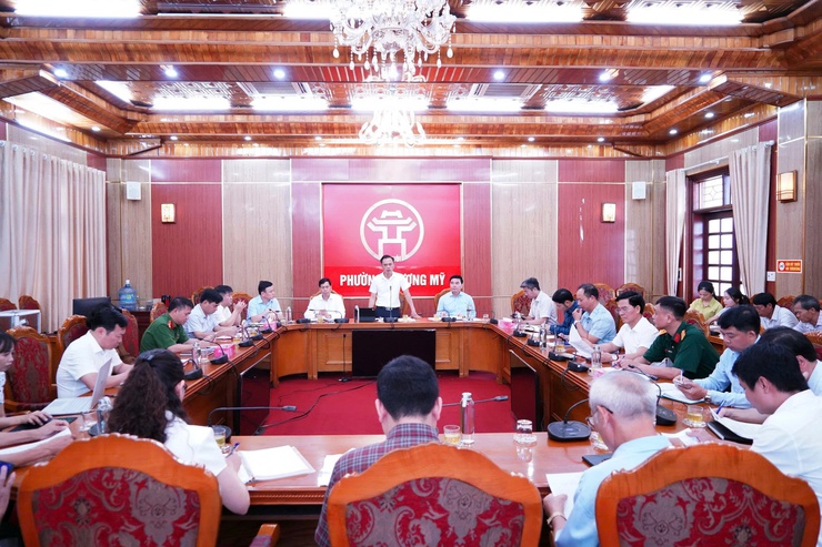 Phường Chương Mỹ triển khai quyết liệt, khẩn trương công tác giải phóng mặt bằng phục vụ dự án cải tạo, nâng cấp Quốc lộ 6- Ảnh 1.