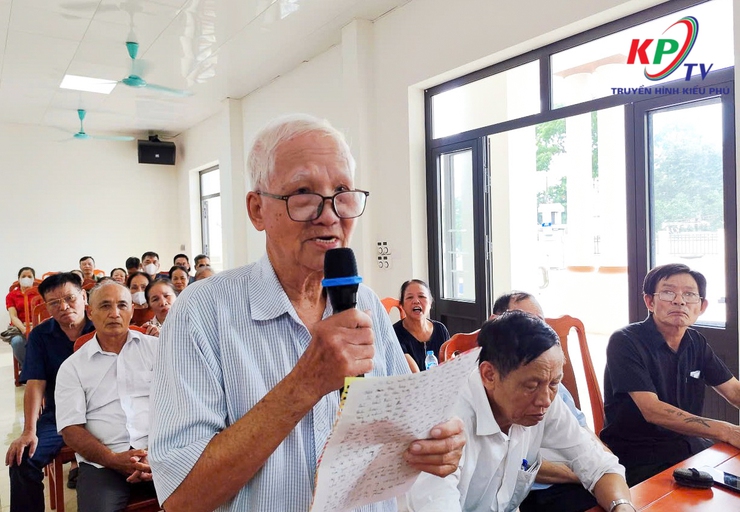 Tổ đại biểu số 4 Hội đồng nhân dân xã Kiều Phú khóa II tiếp xúc cử tri trước kỳ họp thường lệ giữa năm 2026- Ảnh 8.
