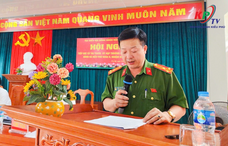 Tổ đại biểu số 4 Hội đồng nhân dân xã Kiều Phú khóa II tiếp xúc cử tri trước kỳ họp thường lệ giữa năm 2026- Ảnh 4.