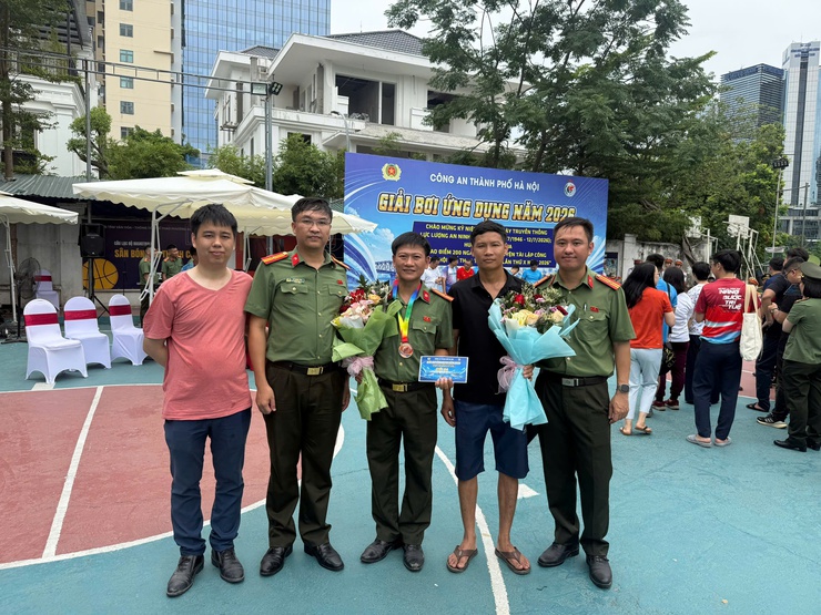 CÔNG AN XÃ DÂN HÒA GHI DẤU ẤN TẠI GIẢI BƠI ỨNG DỤNG CÔNG AN HÀ NỘI NĂM 2026- Ảnh 1.