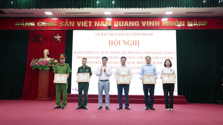 XÃ VĨNH THANH TRIỂN KHAI NHIỆM VỤ QUỐC PHÒNG 6 THÁNG CUỐI NĂM 2026 VÀ TỔNG KẾT THI HÀNH CÁC LUẬT VỀ QUỐC PHÒNG, AN NINH- Ảnh 5.
