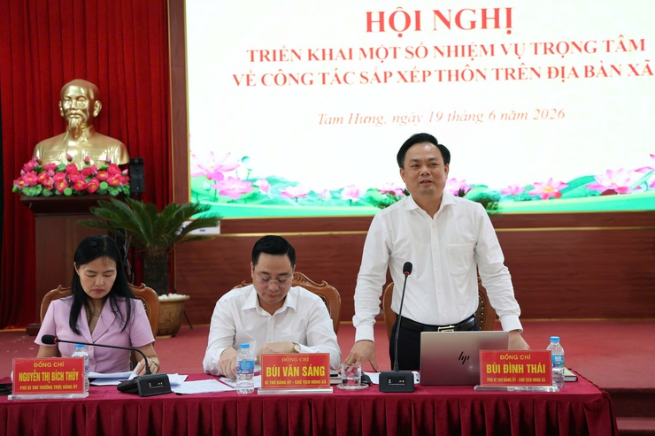 Đảng ủy xã Tam Hưng triển khai nhiệm vụ trọng tâm về sắp xếp thôn, quyết tâm thực hiện hiệu quả chủ trương trinh gọn bộ máy ở cơ sở- Ảnh 5.