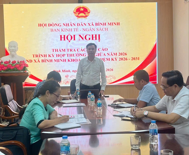 Ban Kinh tế - Ngân sách HĐND xã Bình Minh thẩm tra các nội dung trình Kỳ họp thường lệ giữa năm HĐND xã khóa XXIV- Ảnh 3.