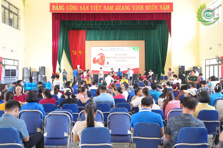 Phú Cát vượt chỉ tiêu trong Ngày hội hiến máu tình nguyện đợt 1 năm 2026- Ảnh 1.