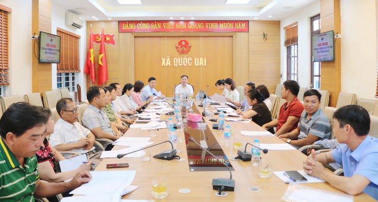 Xã Quốc Oai triển khai phương án sắp xếp thôn trên địa bàn- Ảnh 2.