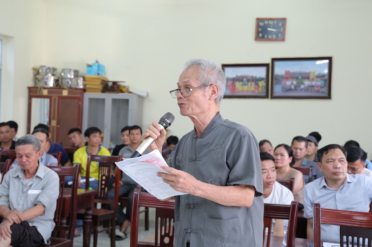 UBND xã Phú Nghĩa đối thoại với các hộ gia đình trên địa bàn thôn Đồi 1, Đồi 2 về Dự thảo phương án bồi thường, hỗ trợ và tái định cư thực hiện Dự án cải tạo, nâng cấp Quốc lộ 6 đoạn Ba La – Xuân Mai- Ảnh 6.