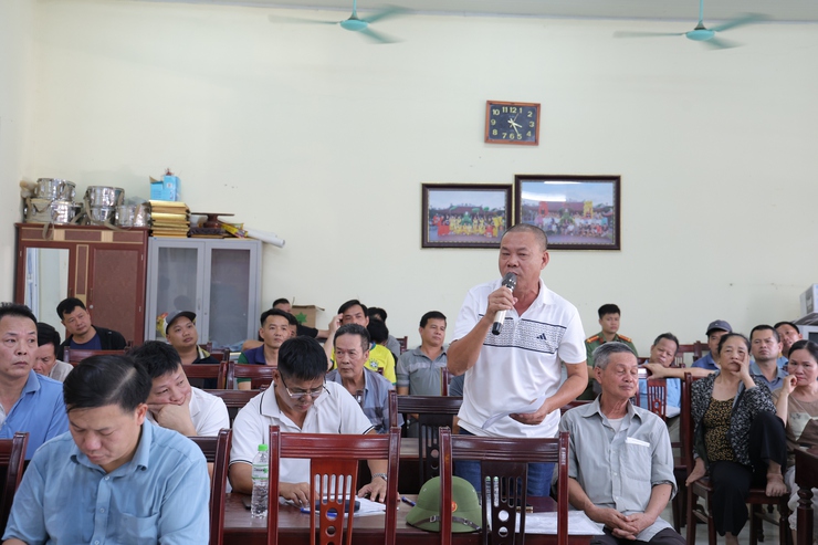UBND xã Phú Nghĩa đối thoại với các hộ gia đình trên địa bàn thôn Đồi 1, Đồi 2 về Dự thảo phương án bồi thường, hỗ trợ và tái định cư thực hiện Dự án cải tạo, nâng cấp Quốc lộ 6 đoạn Ba La – Xuân Mai- Ảnh 4.