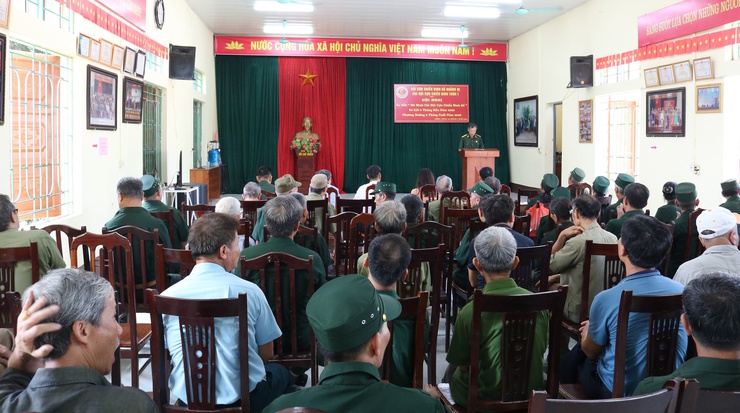 Chi hội Cựu chiến binh thôn 1 ra mắt mô hình “Chi hội Cựu chiến binh số”, sơ kết công tác Hội 6 tháng đầu năm 2026- Ảnh 4.