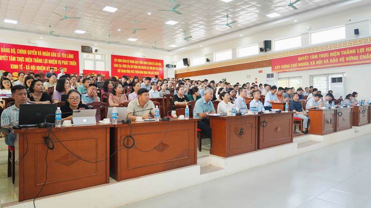 YÊN LÃNG TẬP HUẤN ỨNG DỤNG HỆ THỐNG HANOIWORK TRONG ĐÁNH GIÁ CÁN BỘ- Ảnh 1.