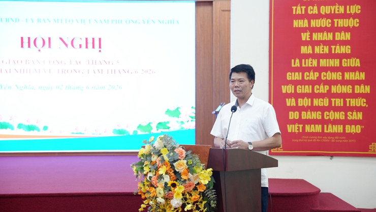 Đảng bộ phường Yên Nghĩa giao ban đánh giá công tác tháng 5, triển khai nhiệm vụ trọng tâm tháng 6 năm 2026- Ảnh 4.