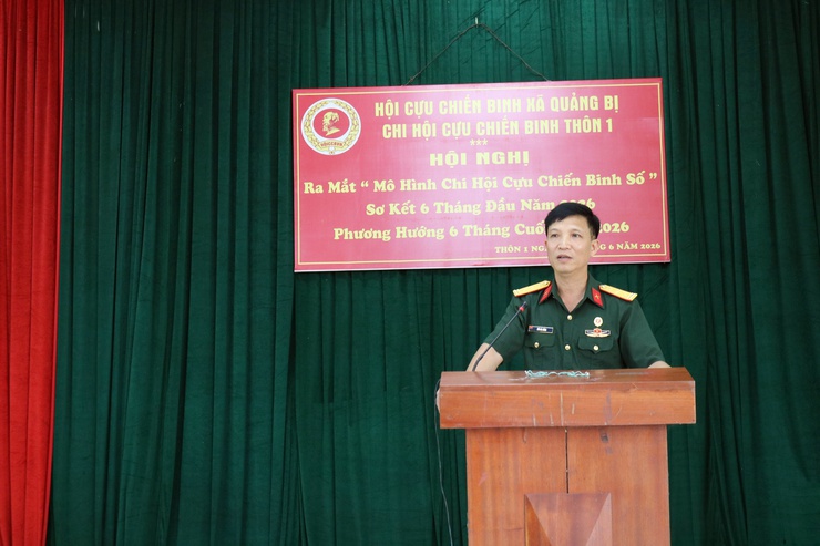 Chi hội Cựu chiến binh thôn 1 ra mắt mô hình “Chi hội Cựu chiến binh số”, sơ kết công tác Hội 6 tháng đầu năm 2026- Ảnh 3.