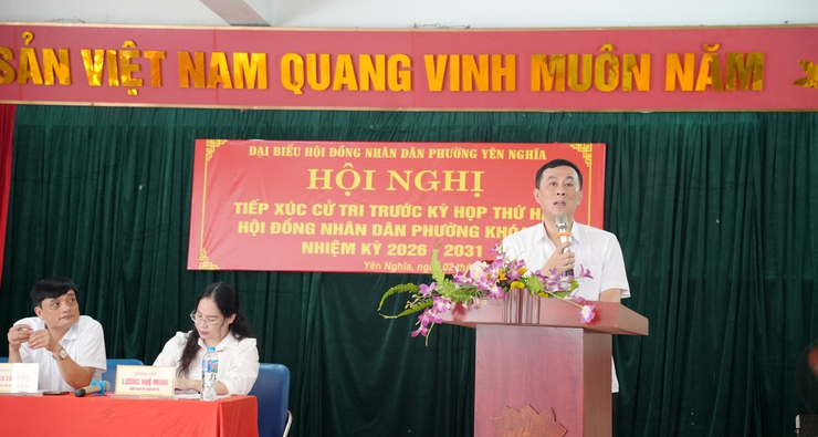 Đại biểu HĐND phường Yên Nghĩa tiếp xúc cử tri trước kỳ họp thứ Hai, HĐND phường Khóa II, nhiệm kỳ 2026 - 2031- Ảnh 3.