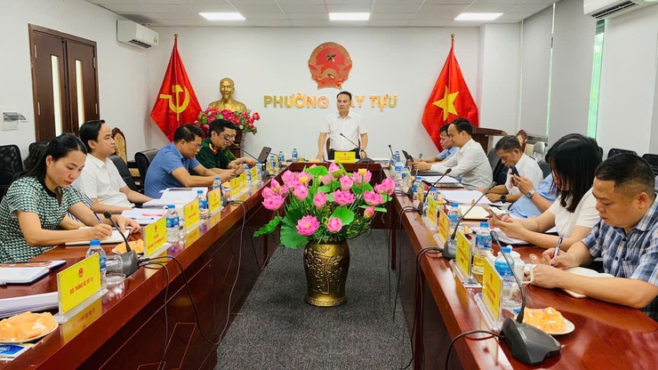 UBND Phường Tây Tựu chỉ đạo triển khai nhiệm vụ trọng tâm tháng 6/2026- Ảnh 3.