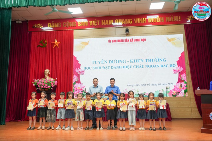 XÃ HƯNG ĐẠO TỔ CHỨC LỄ TUYÊN DƯƠNG, KHEN THƯỞNG HỌC SINH ĐẠT THÀNH TÍCH XUẤT SẮC NĂM HỌC 2025 - 2026; HƯỞNG ỨNG THÁNG HÀNH ĐỘNG VÌ TRẺ EM VÀ HOẠT ĐỘNG HÈ NĂM 2026- Ảnh 16.