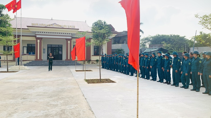 Xã Vật Lại khai mạc huấn luyện dân quân cơ động năm 2026- Ảnh 4.