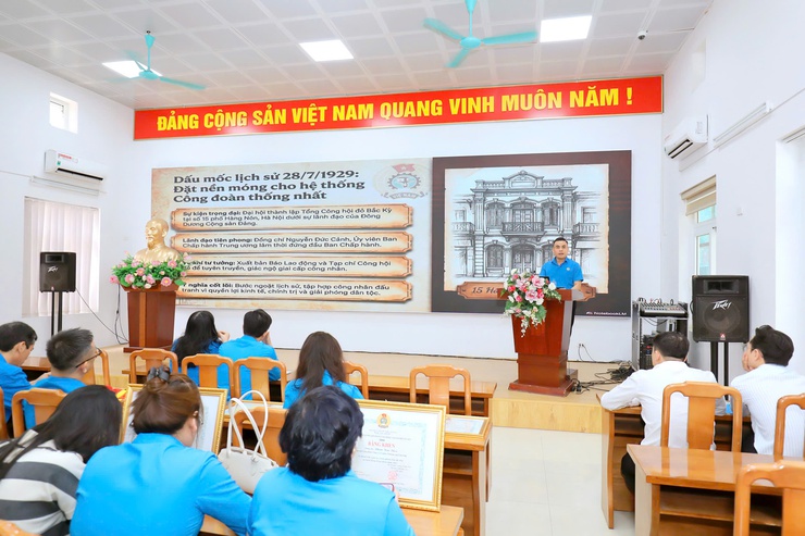 CÔNG ĐOÀN PHƯỜNG CẦU GIẤY TỔ CHỨC HỘI NGHỊ TUYÊN TRUYỀN ĐẠI HỘI CÔNG ĐOÀN VIỆT NAM LẦN THỨ XIV, NHIỆM KỲ 2026 - 2031- Ảnh 2.