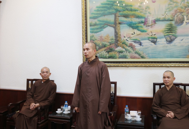 Lãnh đạo xã Quốc Oai làm việc với ban tổ chức hạ trường an cư kiết hạ Chùa Thầy năm 2026- Ảnh 3.