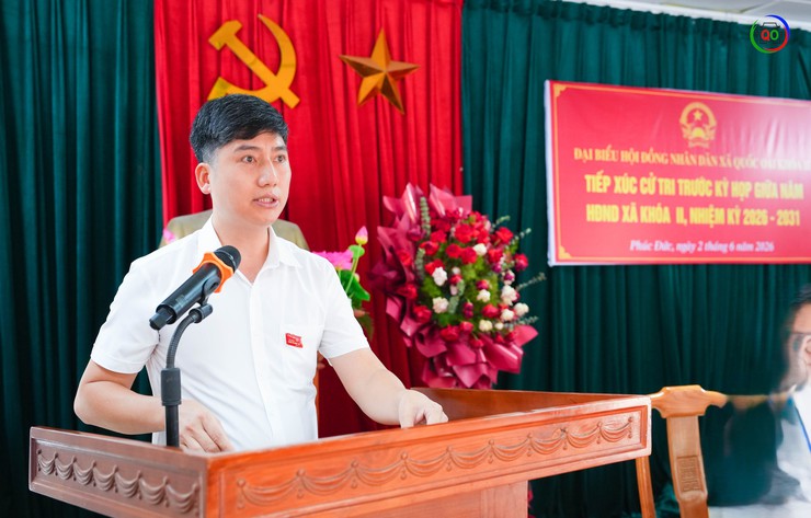 TỔ ĐẠI BIỂU SỐ 01 HĐND XÃ QUỐC OAI TIẾP XÚC CỬ TRI TRƯỚC KỲ HỌP THƯỜNG LỆ GIỮA NĂM 2026- Ảnh 3.