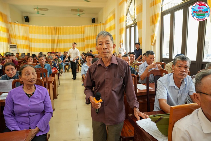 HỘI NGHỊ PHỔ BIẾN CHÍNH SÁCH BỒI THƯỜNG, HỖ TRỢ, TÁI ĐỊNH CƯ PHỤC VỤ THỰC HIỆN DỰ ÁN KHU TÁI ĐỊNH CƯ XÃ HƯNG ĐẠO- Ảnh 3.