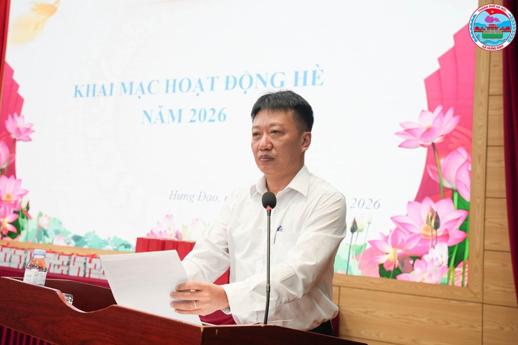 XÃ HƯNG ĐẠO TỔ CHỨC LỄ TUYÊN DƯƠNG, KHEN THƯỞNG HỌC SINH ĐẠT THÀNH TÍCH XUẤT SẮC NĂM HỌC 2025 - 2026; HƯỞNG ỨNG THÁNG HÀNH ĐỘNG VÌ TRẺ EM VÀ HOẠT ĐỘNG HÈ NĂM 2026- Ảnh 2.