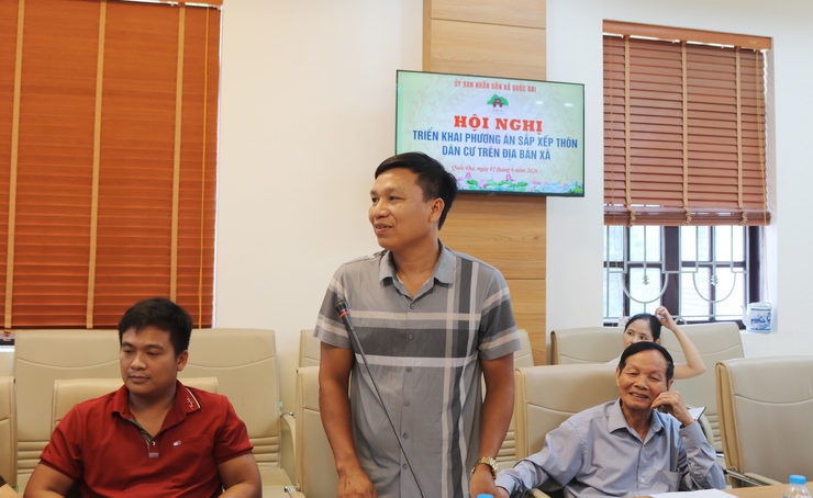 Xã Quốc Oai triển khai phương án sắp xếp thôn trên địa bàn- Ảnh 4.