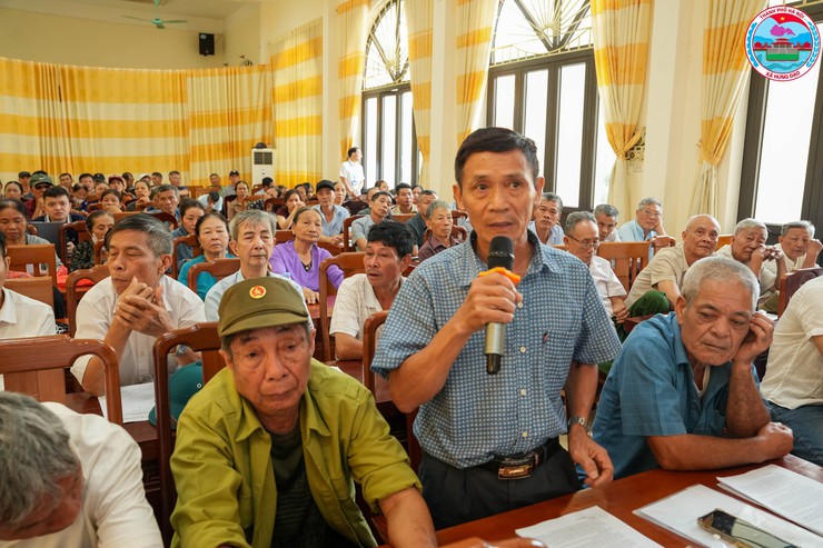 HỘI NGHỊ PHỔ BIẾN CHÍNH SÁCH BỒI THƯỜNG, HỖ TRỢ, TÁI ĐỊNH CƯ PHỤC VỤ THỰC HIỆN DỰ ÁN KHU TÁI ĐỊNH CƯ XÃ HƯNG ĐẠO- Ảnh 4.