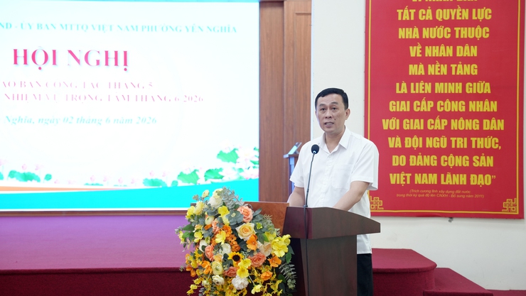 Đảng bộ phường Yên Nghĩa giao ban đánh giá công tác tháng 5, triển khai nhiệm vụ trọng tâm tháng 6 năm 2026- Ảnh 3.