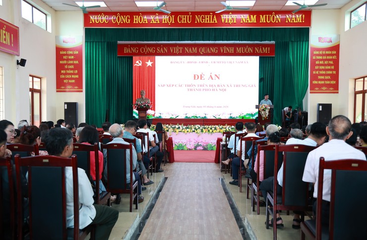 TRUNG GIÃ TRIỂN KHAI ĐỀ ÁN SẮP XẾP CÁC THÔN TRÊN ĐỊA BÀN XÃ - Ảnh 4.