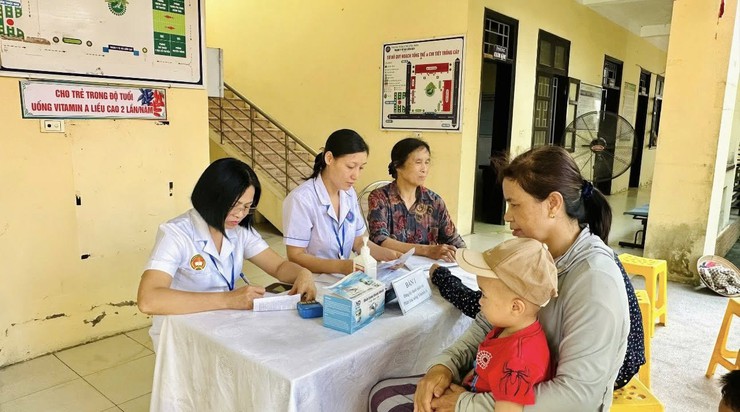 Trạm Y Tế Xã Ứng Thiên Triển Khai Chiến Dịch Uống Vitamin A Và Cân Đo Trẻ Đợt 1 Năm 2026- Ảnh 1.