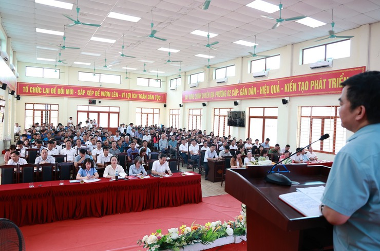TRUNG GIÃ TRIỂN KHAI ĐỀ ÁN SẮP XẾP CÁC THÔN TRÊN ĐỊA BÀN XÃ - Ảnh 6.
