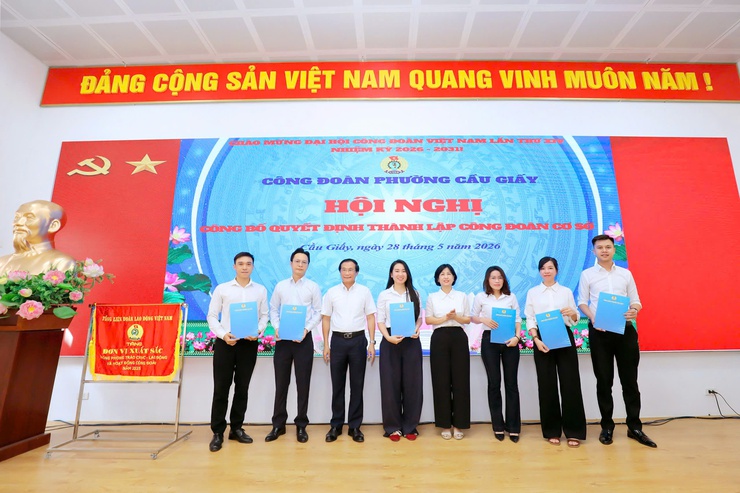 CÔNG ĐOÀN PHƯỜNG CẦU GIẤY SÔI NỔI CÁC HOẠT ĐỘNG HƯỞNG ỨNG THÁNG CÔNG NHÂN NĂM 2026- Ảnh 5.