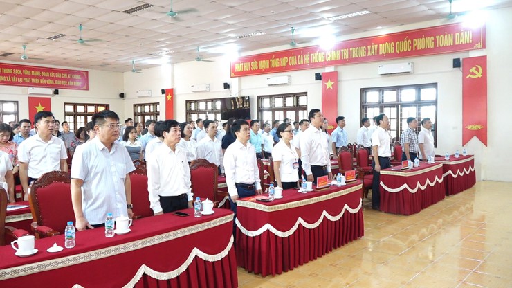 Xã Vật Lại tổ chức Lễ chào cờ đầu tuần và triển khai nhiệm vụ trọng tâm tháng 6 năm 2026- Ảnh 1.