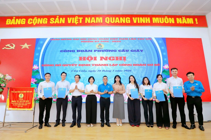 CÔNG ĐOÀN PHƯỜNG CẦU GIẤY SÔI NỔI CÁC HOẠT ĐỘNG HƯỞNG ỨNG THÁNG CÔNG NHÂN NĂM 2026- Ảnh 6.