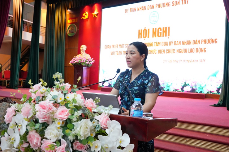 SƠN TÂY TRIỂN KHAI CÁC NHIỆM VỤ TRỌNG TÂM TRONG THỜI GIAN TỚI- Ảnh 1.