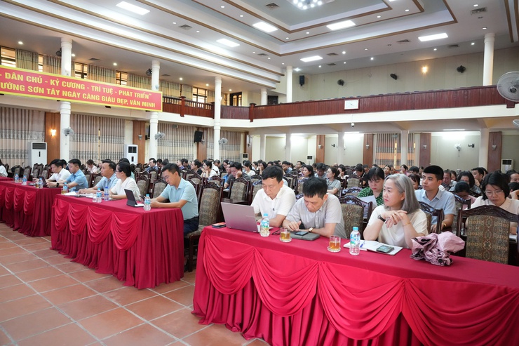 SƠN TÂY TRIỂN KHAI CÁC NHIỆM VỤ TRỌNG TÂM TRONG THỜI GIAN TỚI- Ảnh 2.