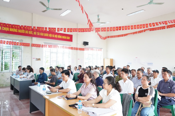 Phường Chương Mỹ đối thoại, tiếp thu ý kiến về 47 phương án bồi thường, hỗ trợ, tái định cư tại TDP Phượng Bãi - Ảnh 3.