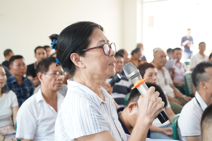 Phường Chương Mỹ đối thoại, tiếp thu ý kiến về 47 phương án bồi thường, hỗ trợ, tái định cư tại TDP Phượng Bãi - Ảnh 7.