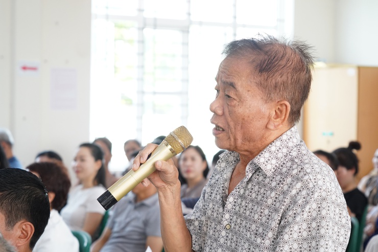 Phường Chương Mỹ đối thoại, tiếp thu ý kiến về 47 phương án bồi thường, hỗ trợ, tái định cư tại TDP Phượng Bãi - Ảnh 8.